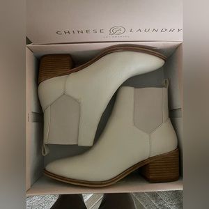 Chinese Laundry White Booties